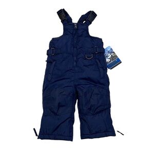 Ixtreme Outfitters Kids Snow Pants Bibs NWT Water Resistant Blue Size 12M